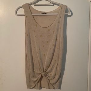 Star tank top worn once